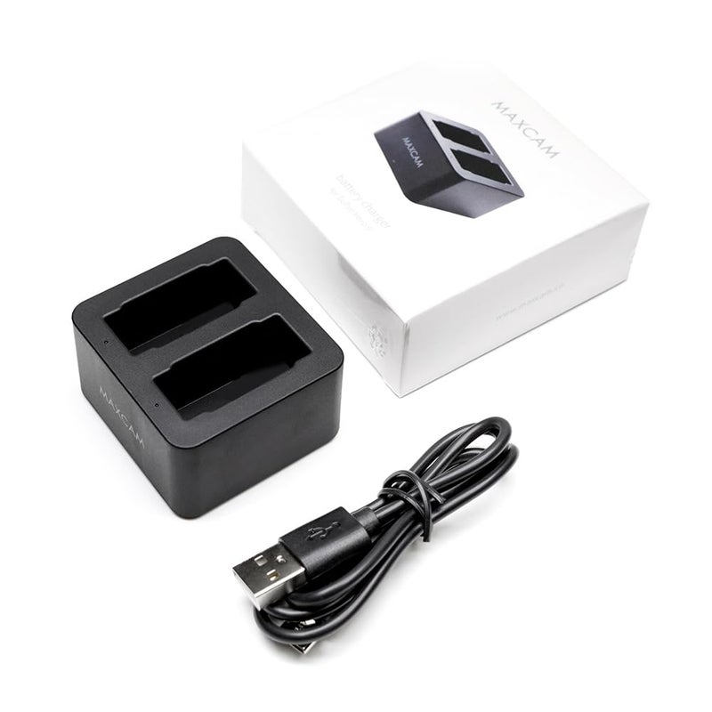 MAXCAM Dual Battery Charger with Type-C USB Cable for GoPro Hero 13 Black Enduro Battery - Image 3