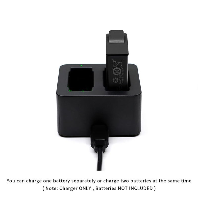 MAXCAM Dual Battery Charger with Type-C USB Cable for GoPro Hero 13 Black Enduro Battery - Image 5