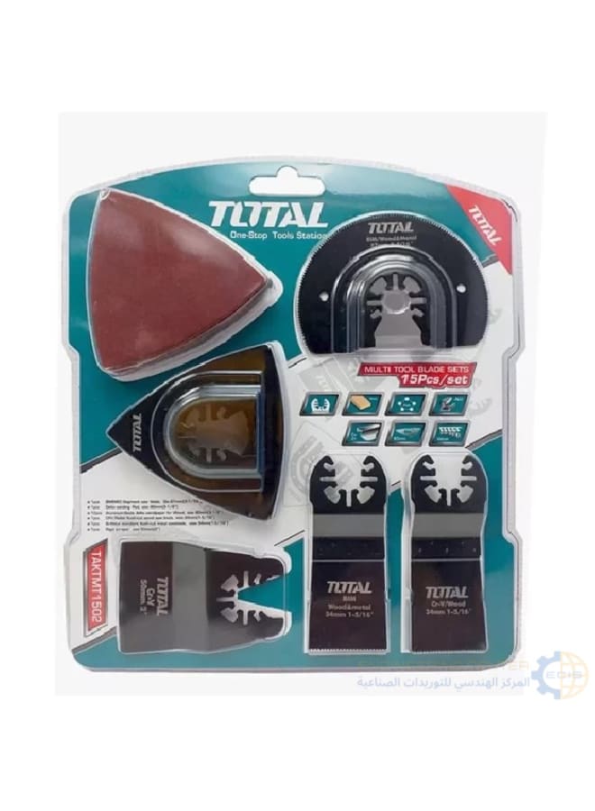 Total 15-Piece Multi-Purpose Rocket Accessory Set