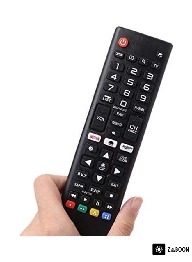 Zaboon Remote Control For LG CRT, LCD, LED And Plasma TV Black
