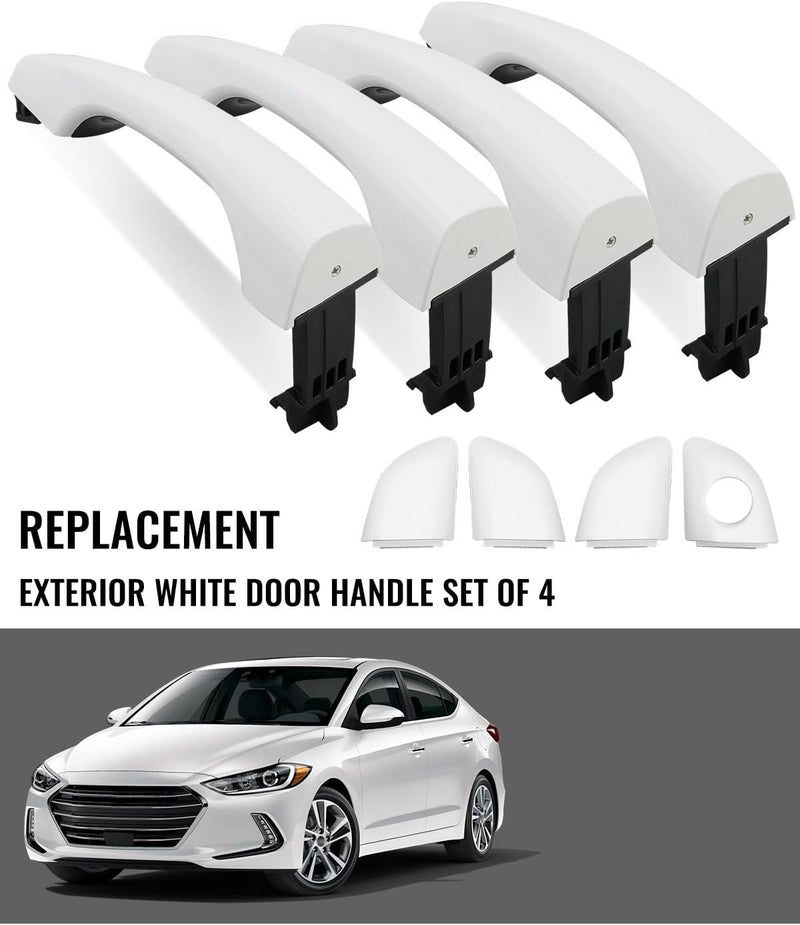 PNYZIK 4 PCS Exterior Door Handle Set for Hyundai Elantra 2017-2020 - Image 5