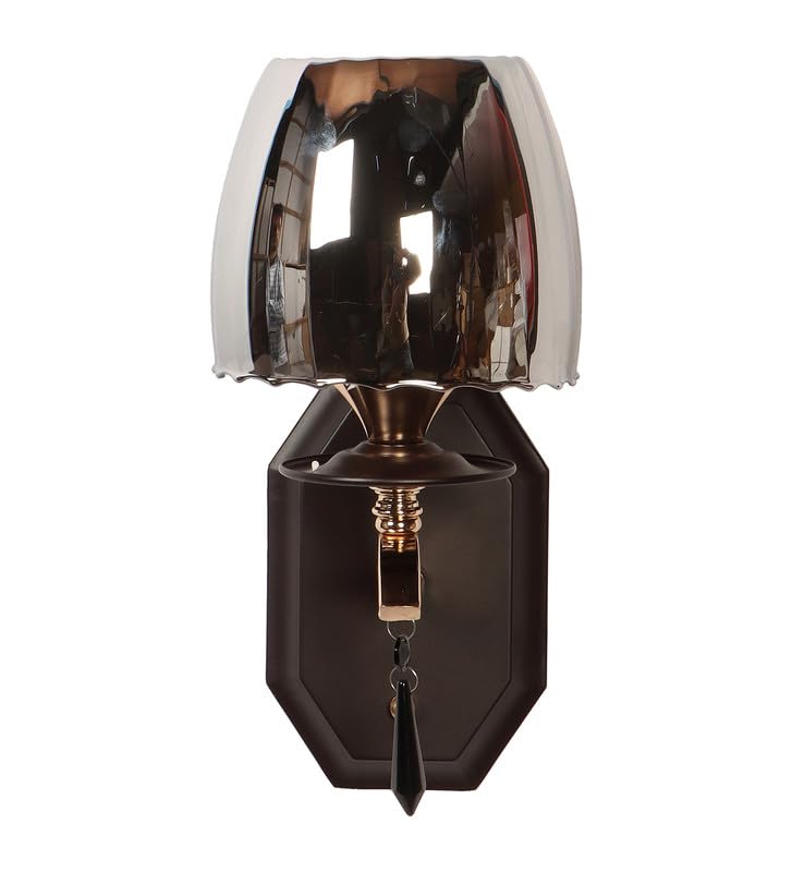 ELIANTE Fye Iron Wall Light Glass Wall Lamp for Living Room Bedroom Dining Room Kitchen Without Bulb S4781W by Jainsons Lights - Image 5