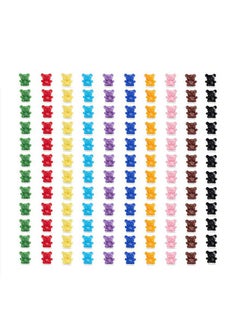 200 Pcs Mini Baby Bear Counters,Plastic Bears,Small Counting Classification Bear Counter Children Education Learning Number Color Recognition Toy,10 Colors（0.55 X 0.62 In）