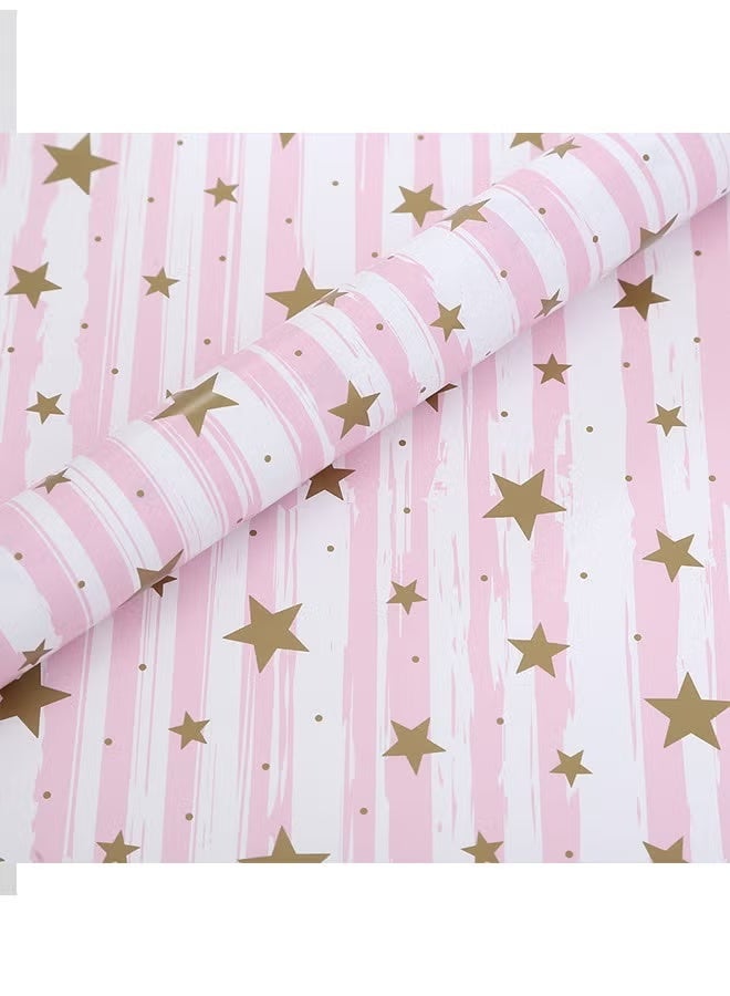 4 Sheets Gift Wrapping Paper With Accessories,Holiday Gift Wrapping Paper,Birthday Gift Box Gift Wrapping DIY, Gift Wrapping Paper for Birthday, Holiday, Wedding, Party,Kids Gift Wrapping (70cmX50cm) - Image 5