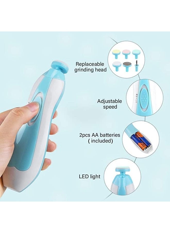 Baby Electric Nail File Drill for Baby No Sharp Claws Hurt, Nail Care Professional Manicure Pedicure System for Beauty Nail Art, 6 in 1 Safety Cutter Trimmer Clipper for Toes and Fingers - pzsku/ZDBA387E5CF8AB6270629Z/45/_/1720066976/265971d4-28d5-42d9-83b2-2bac6201a2ce