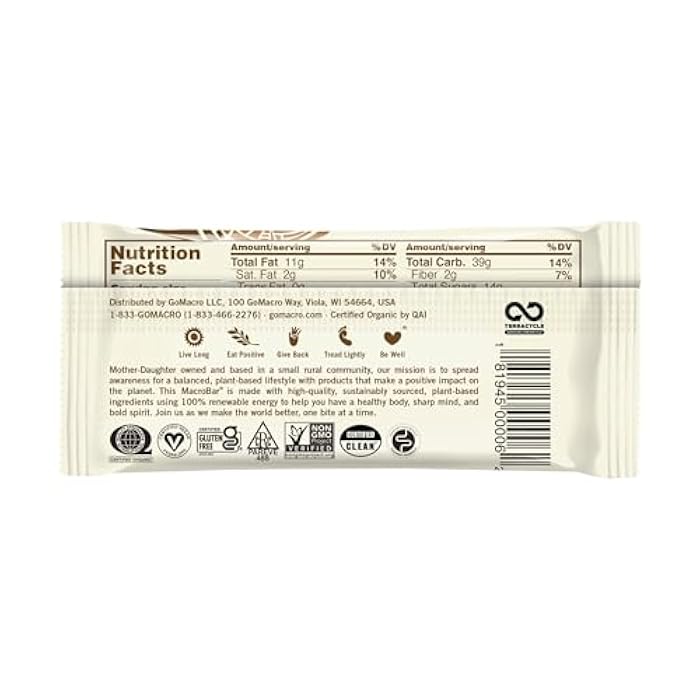 GoMacro, Protein Pleasure Bar, Peanut Butter Chocolate Chip, 2.4 oz - Image 2