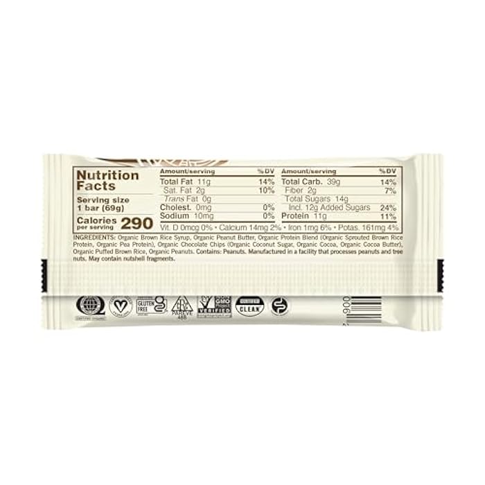 GoMacro, Protein Pleasure Bar, Peanut Butter Chocolate Chip, 2.4 oz - Image 3
