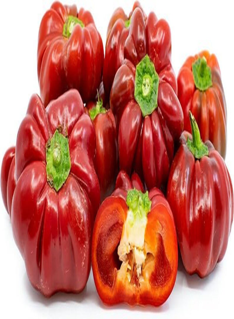 30 Pimento Sweetheart Pepper Seeds, Heart Shaped Heirloom Pepper Seeds, Sweet and Juicy Pepper,Capsicum Annuum