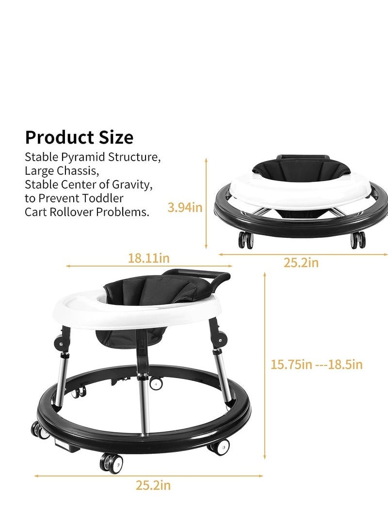 MIXDE - Drop-proof Infant Toddler Baby Walker 3 In 1 Multi Function Push Learning Walker Baby Walkers With Wheels And Seat For Baby - Image 1