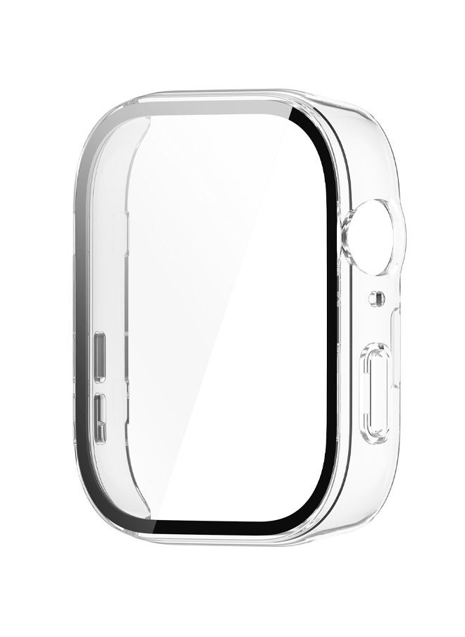 Generic - Case Compatible with HUAWEI Watch Fit 3 Watch Glass Protective Film Hard Plastic Frame HUAWEI Watch Fit 3 Watch Case Clear - Image 1