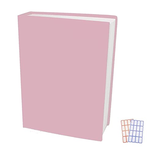 Anseal Pink Stretchable Jumbo Book Covers, Washable Reusable Book Protector fits Hardcover Textbooks up to 9" X 12" Office Supply with Free Sticker Labels (1 Pack, Pink) - Image 1