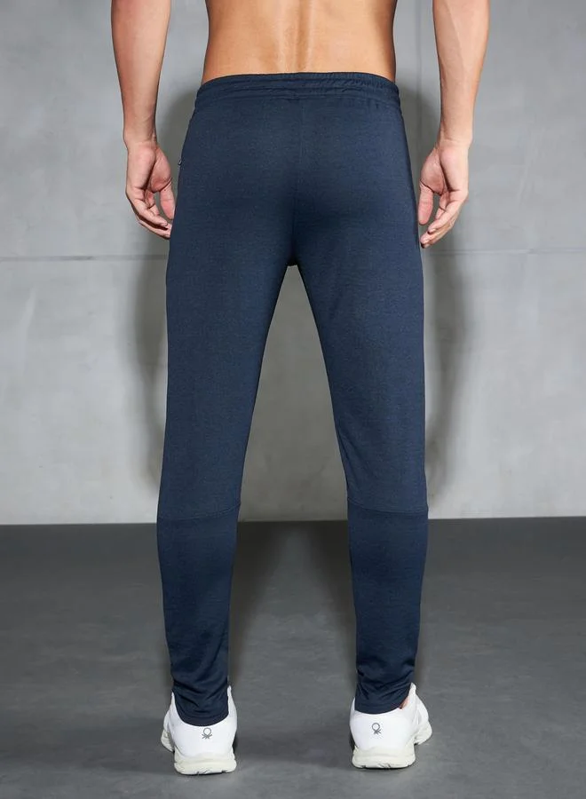 Technosport Technosport Men Melange Slim Fit Track Pants