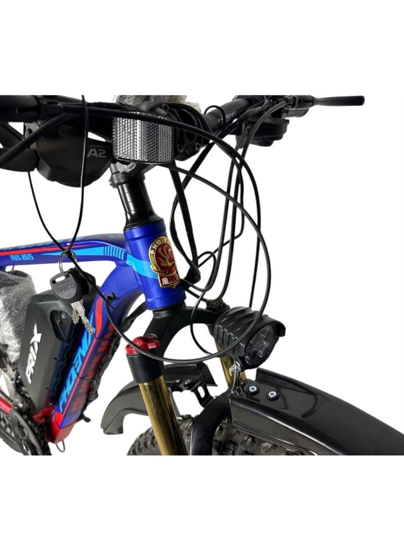 Prix PHOENIX 2615 E-BIKE, Electric BIKE , size 26 inch , 21-speed , Disc brakes Shimano , Stability and speed - Image 2