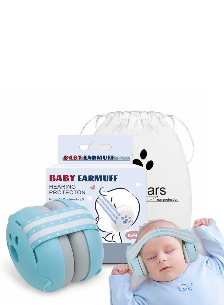 Baby Earmuffs,Baby Ear Protection, Earmuffs for Babies and Toddlers up to 36 Months, Noise Reduction Earmuffs - Comfortable Baby Headphones Against Hearing Damage & Improves Sleep - Image 1