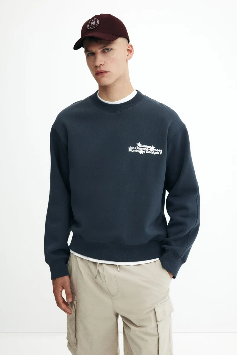 H&M Regular Fit Printed sweatshirt