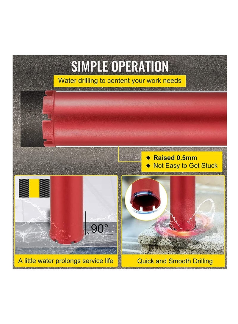 AQSON مثقاب AQSON الماسي الجاف والرطب بقطر 120 مم وطول 450 مم - Image 3