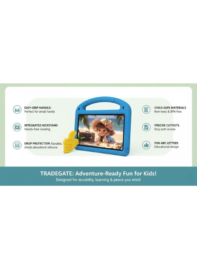 TRADEGATE Smart Kids Study Tab B742 Plus 7 Inch Android Tablet for Learning & Fun | 4GB RAM 128GB ROM | Dual SIM 4G | Educational Kids Tablet with Camera & Parental Controls - Image 4