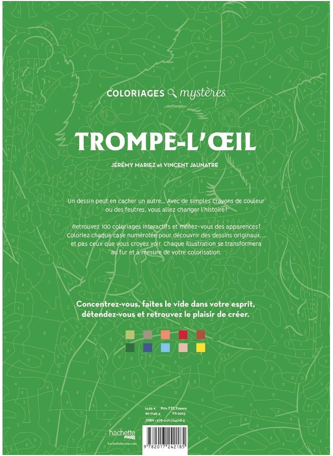 null - HACHETTE HEROES Coloriages mystères - Trompe l'oeil - Image 1