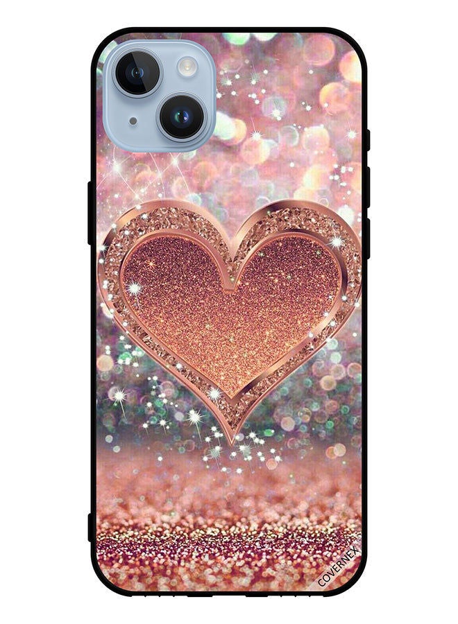 Covernex Protective Case Cover For Apple iPhone 14 Plus Glitter Heart - Image 1