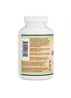 Double Wood Supplements إنزيمات هضمية - مزيج 800 مجم من جميع الإنزيمات العشرة الأكثر أهمية في الجهاز الهضمي والبنكرياس (الأميليز، والليباز، والبروملين، واللاكتاز، والبابين، والبروتياز، والسليلوز، والمالتاز، والإنفرتاز) من إنتاج شركة دوبل وود  - Image 3