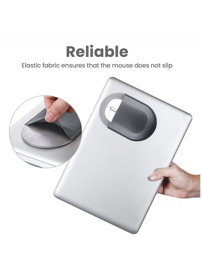 Excefore Universal Stick-on Mouse Pouch,  Reusable No Glue Residue Mouse Storage Bag for Wireless Mouse Compatible with All Laptops  - Image 3