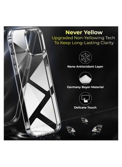 PRIMEEIGHT Transparent Crystal Clear iPhone 12 Case Apple 6.1 inch case Shockproof Curved Edges case HD Clear Anti Scratch protective case  - Image 2
