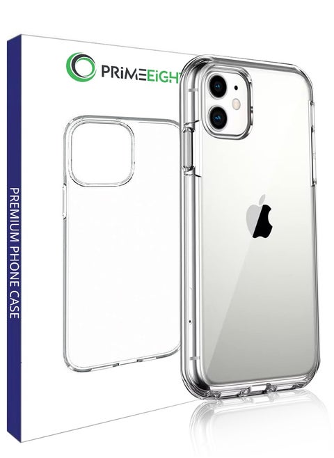 Transparent Crystal Clear iPhone 12 Case Apple 6.1 inch case Shockproof Curved Edges case HD Clear Anti Scratch protective case