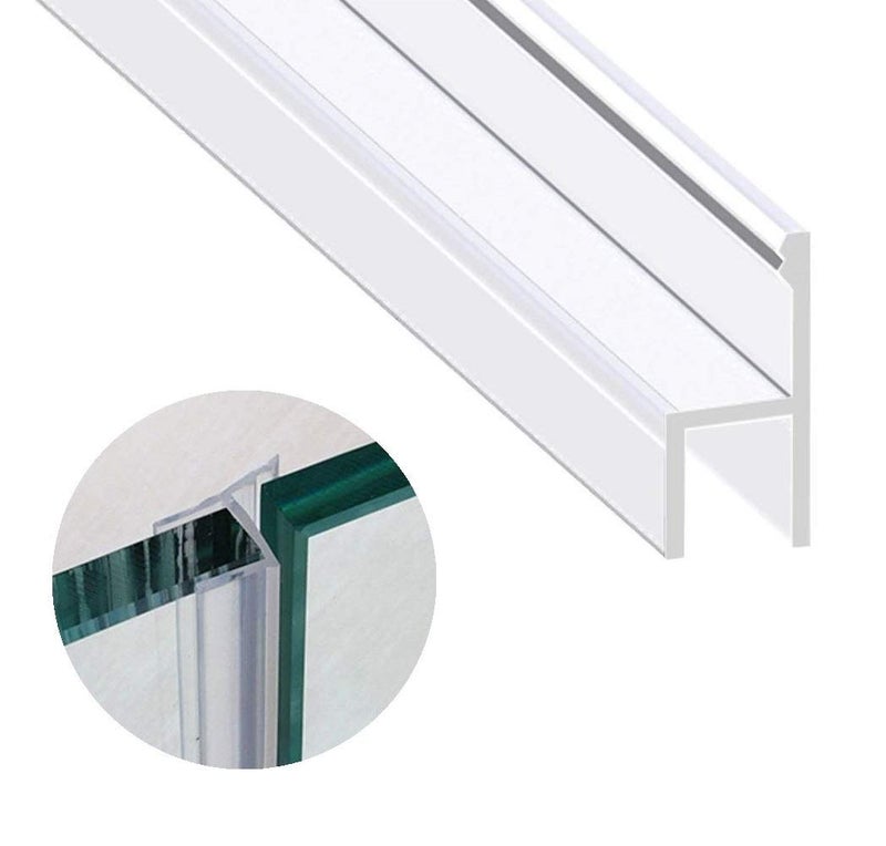 Zengest Shower Glass Door Seal Strip, 120 Inch Silicone Soft Shower Door Sweep to Stop Leaks, Frameless Seal Strip - Image 1