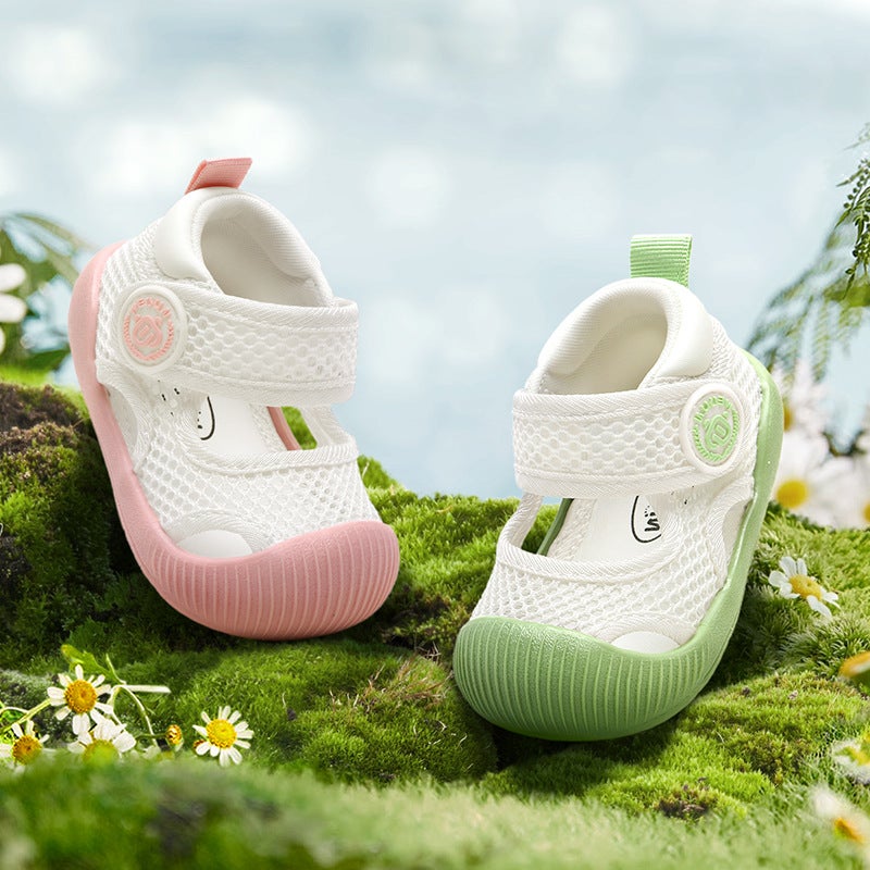 Baby Toddler Shoes Boys And Girls Summer Soft Sole Non-Slip Baby Shoes Children'S Mesh Breathable Sandals - Image 2