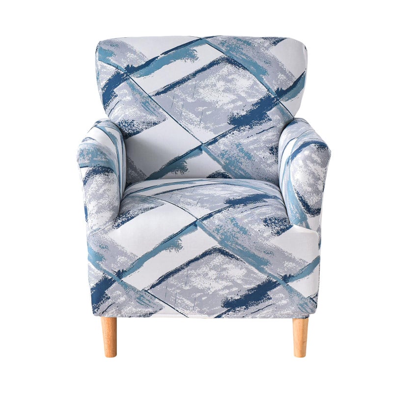 CRFATOP Stretch Mid Century Modern Armchair Slipcover 1Piece Accent Chair Covers with Arms Soft Chair Slipcovers for Living Room Armchair Furniture Protector Office Reception Reading SofaA18