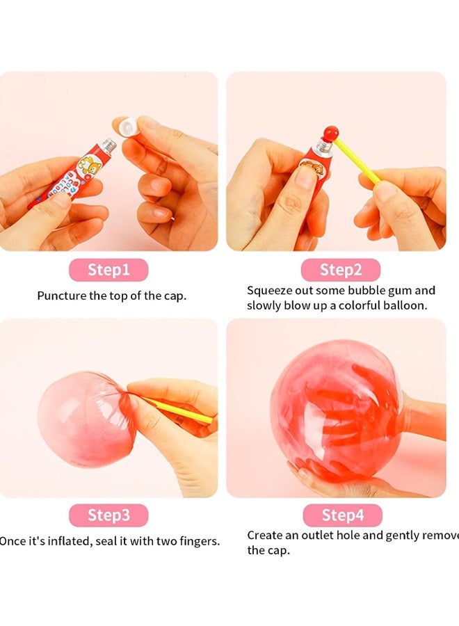 rocooart 20PCS Blow Plastic Bubbles Toy Set, Large Bubble Balloons Bubble Blowing Products Collection Kid-Friendly Bubble Blowing Toys for Kids Outside Party Birthday Gift Toddler Outdoor Toys(Random Number of Each Color) - Image 4