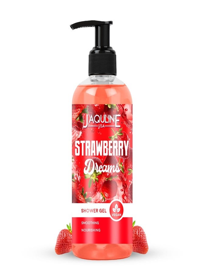 Jaquline USA Strawberry Dreams Shower Gel For Men & Women, 250ml|Calming & Soothing|Sweet Scent| With Aloevera Gel & Shea Butter - Image 1