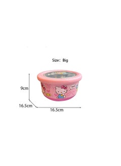General Cartoon HELLO KITTY Stainless Steel Lunch Box Korean Style Large Capacity Bento Box Student Sealed Anti-scald Soup Bowl, 1200ml  - Image 5