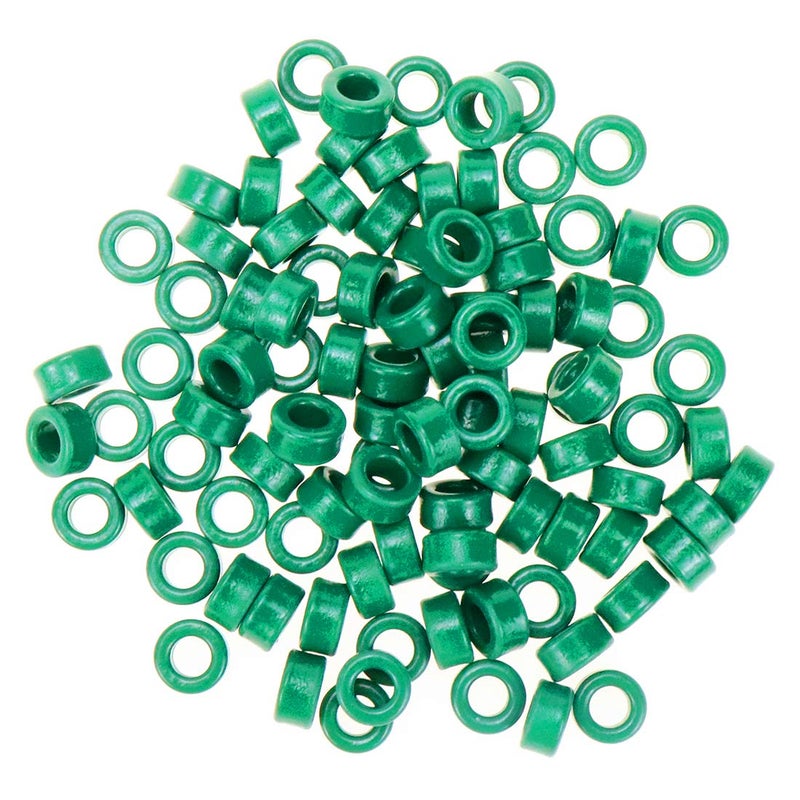 Dahszhi Toroid Ferrite Cores Green Inductor Coils Ferrite Ring Toroid - 100pcs - Image 1