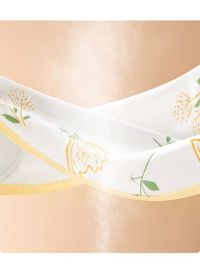 Be a better mom - Baby Swaddle Wrap for Newborn Baby Sack Infant Wrapper Organic Cotton Soft Adjustable & Diapers Changeable Wrapper With Spring Plants Printed Sleeping Sack Swaddle Wrap for Baby Wrapper 35x80cm - Image 1