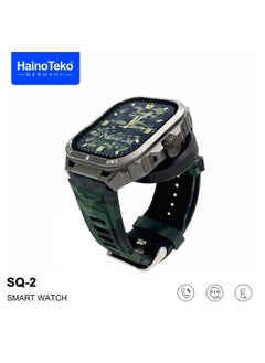 Haino Teko Haino Teko SQ2 AMOLED Display Smart Watch With 3 Pair Strap and Wireless Charger for Gents and Boys Black  - Image 4