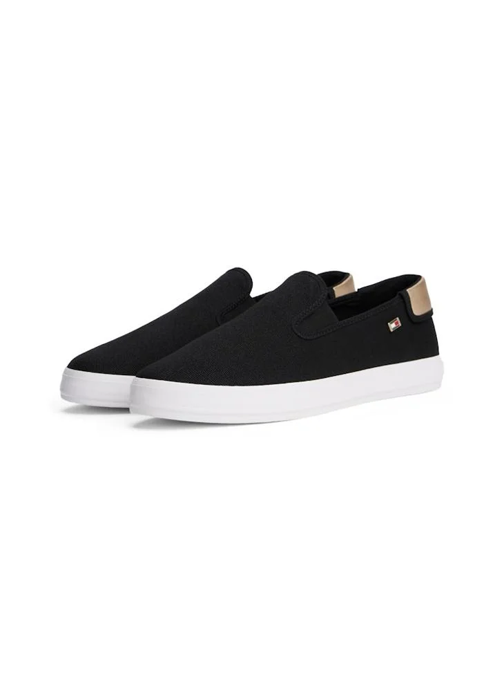تومي هيلفيغر VULCANISED CANVAS SLIP ON TRAINERS