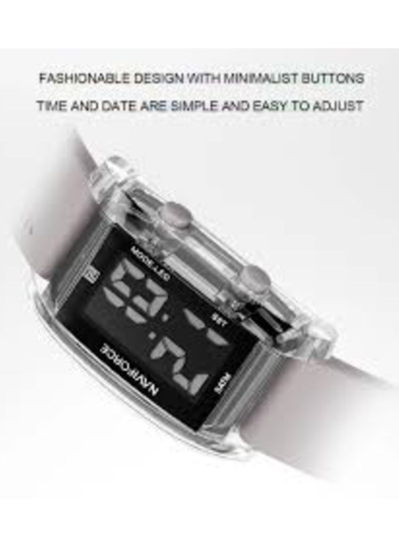 NAVIFORCE - NF7118 Digital Sports Watch - Minimalist & Functional (Gray Edition) - Image 1