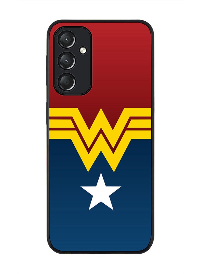 Stylizedd Rugged Black edge case for Samsung Galaxy A05s, Slim fit Soft Case Flexible Rubber Edges Anti Drop TPU Gel Thin Cover- Wonder Woman  - Image 1
