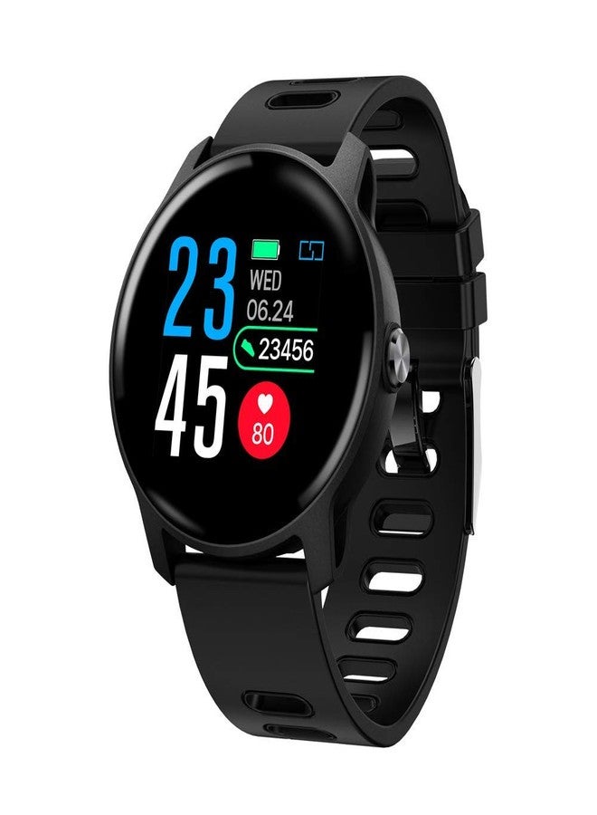OPTA RSB-123 Vesta Bluetooth Wearable Technology IPS Color Display Heart Rate Fitness Band+ All-in-One Activity Tracker & Health Monitoring Smart Watch Compatible with Android/iOS, Medium (Black) - Image 1