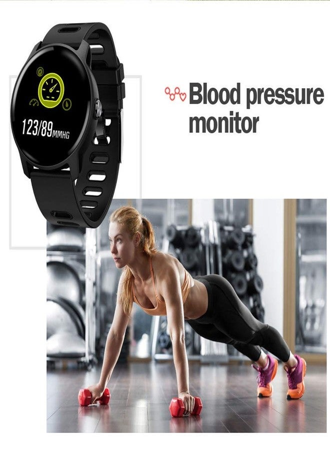 OPTA RSB-123 Vesta Bluetooth Wearable Technology IPS Color Display Heart Rate Fitness Band+ All-in-One Activity Tracker & Health Monitoring Smart Watch Compatible with Android/iOS, Medium (Black) - Image 3