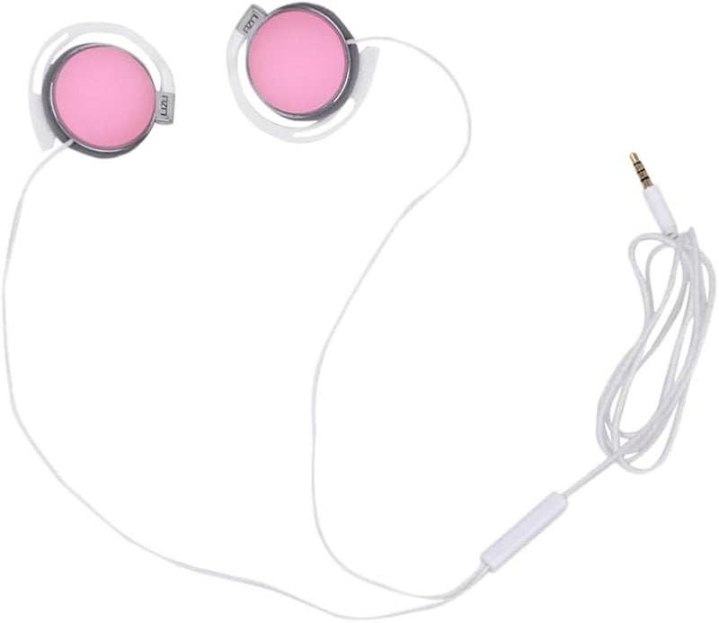 Creative Sports Headset with Earphone Mic Sweat Resistant Neckband Lightweight Comfortable Pink - Image 1