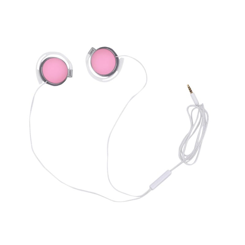 Creative Sports Headset with Earphone Mic Sweat Resistant Neckband Lightweight Comfortable Pink - Image 2