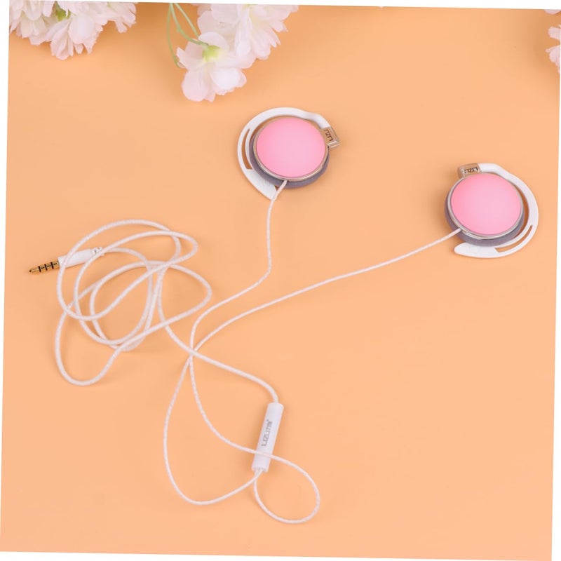 Creative Sports Headset with Earphone Mic Sweat Resistant Neckband Lightweight Comfortable Pink - Image 4