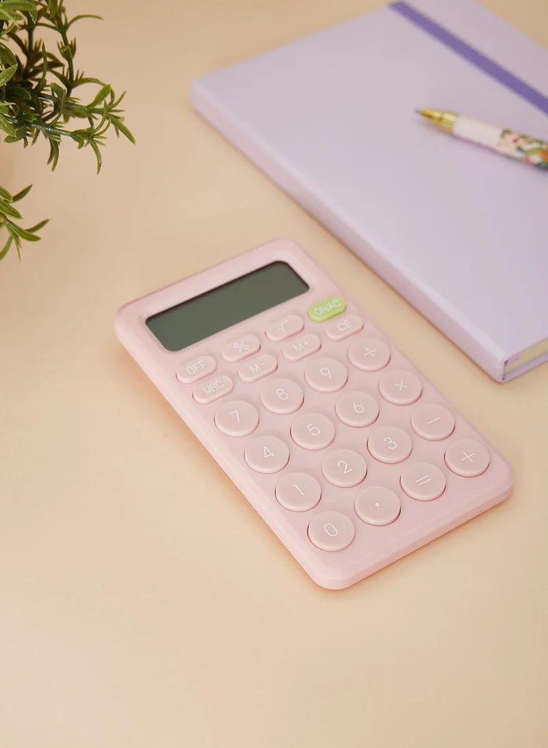 AURORA Pink Large-Screen Calculator