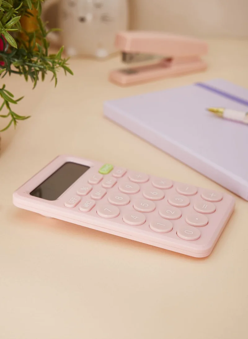 AURORA Pink Large-Screen Calculator