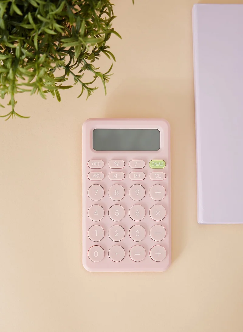 AURORA Pink Large-Screen Calculator