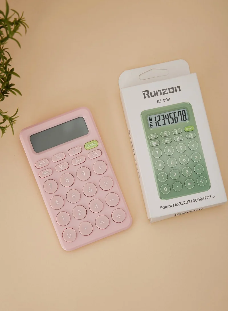 AURORA Pink Large-Screen Calculator