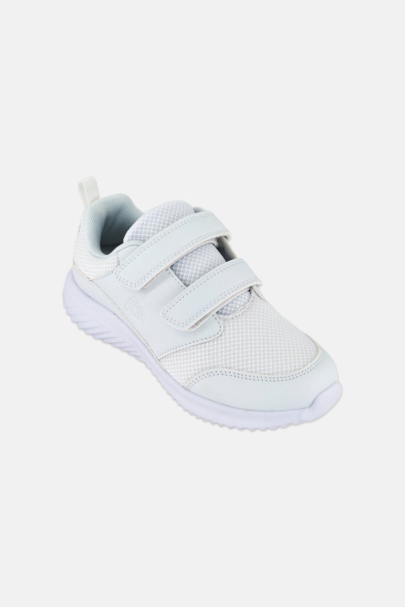 RBX Kids Girl Velcro Closure Shoes, White - Image 1