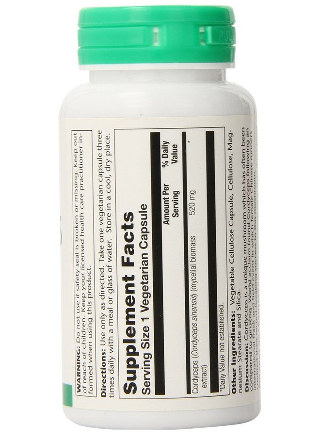 Solaray Cordyceps Capsules, 520 mg, 100 Count - Image 2